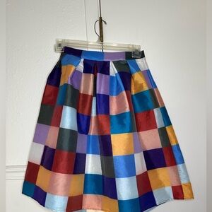 Touch me Knee-Length color Skirt with Pleats size Small
